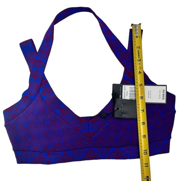 BCBGMAXAZRIA KIANA Geometric Jacquard Cropped Top Size SMALL - Picture 6 of 12